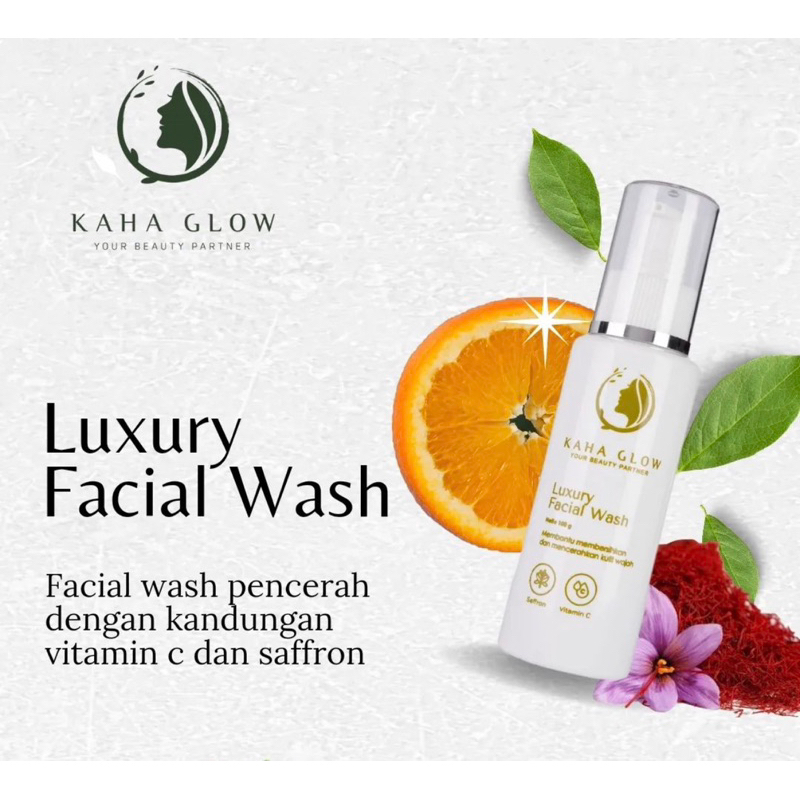 Kaha Glow Luxury Facial Wash