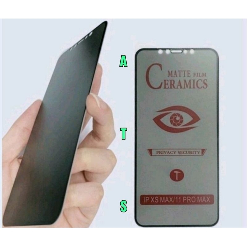 Tempered Glass Anti-Spy Vivo T1 / Y01 / Y02 / Y02S / Y5S / Y12S / Y15S / Y16 / Y20 / Y20i / Y20S / Y21 NEW / Y21T / Y22 / Y22S / Y33S / Y33T / Y35 4G / Y51 2020 / Y53S / Y75