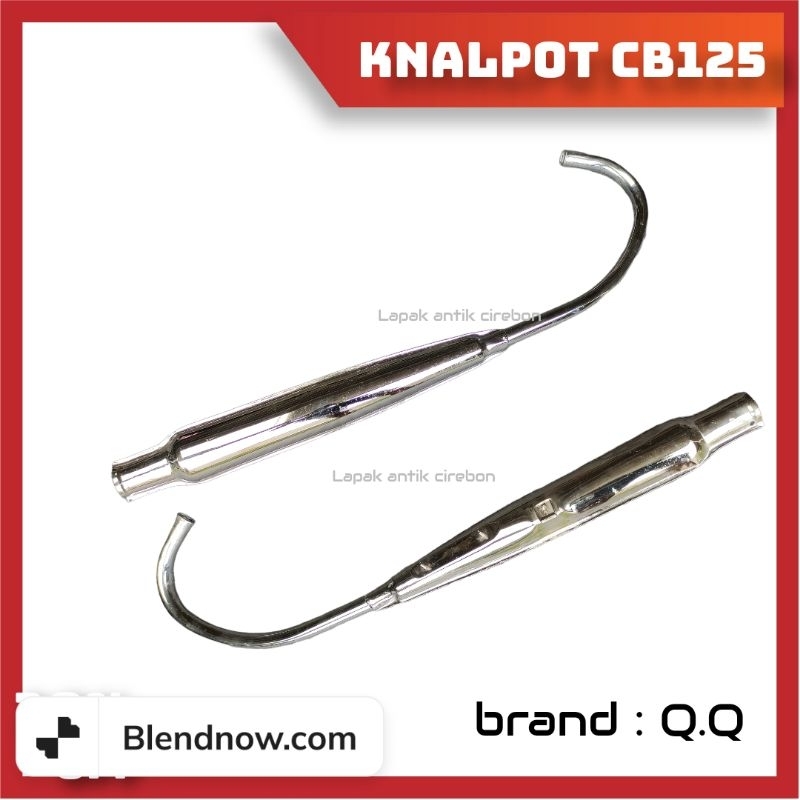 Knalpot Honda CB125 Corbi Standar Merk QQ