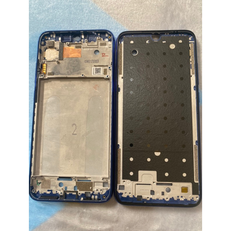 frem lcd original atau tulang tengah xiomi redmi note 7 tombol original 1000%