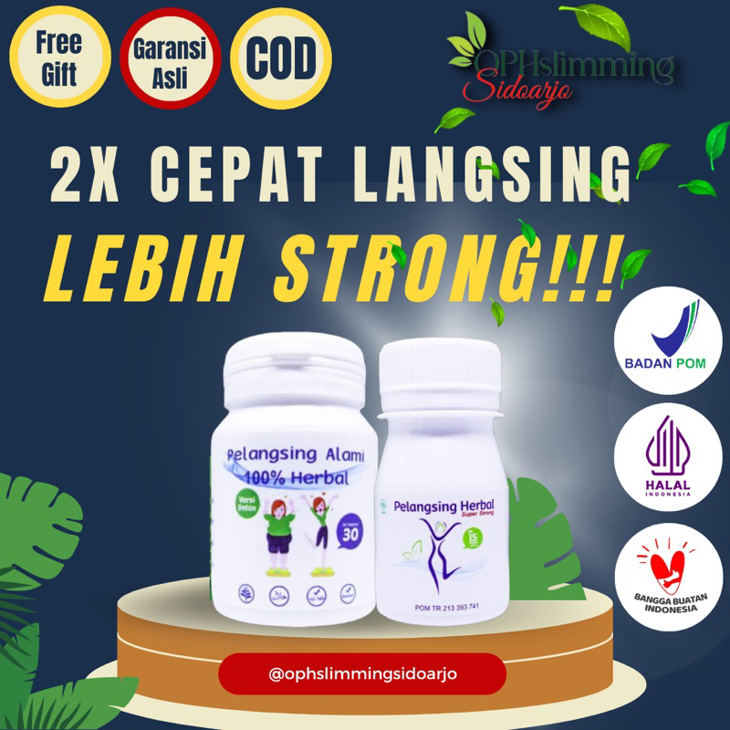 Oph Slimming Strong Pelangsing Herbal Obat Diet Herbal Penurun Berat Badan Jamu Diet Herbal