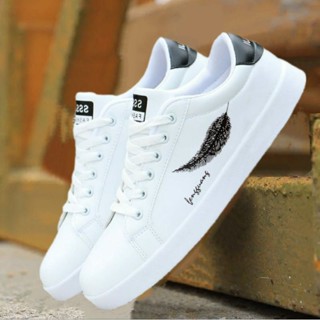 11.11 Big Sale ! YJ.storeid [COD] sepatu pria wanita sneakers casual pria wanita senji putih polos