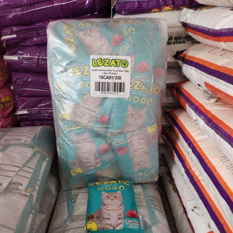 Exspedisi- Makanan kucing Lezato 20kg Freshpack rasa tuna Flavour