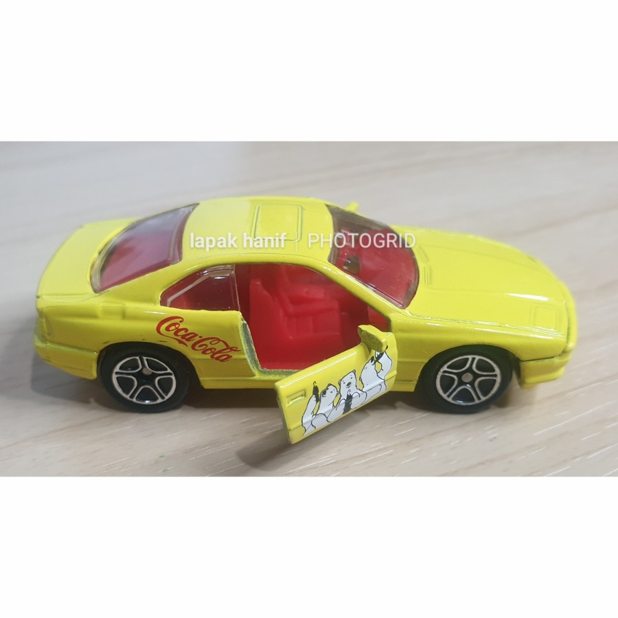 matchbox mbx loose bmw 850i coca cola open door