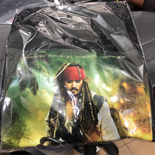 Kaos Pirates of the Caribbean Tshirt 100% Cotton