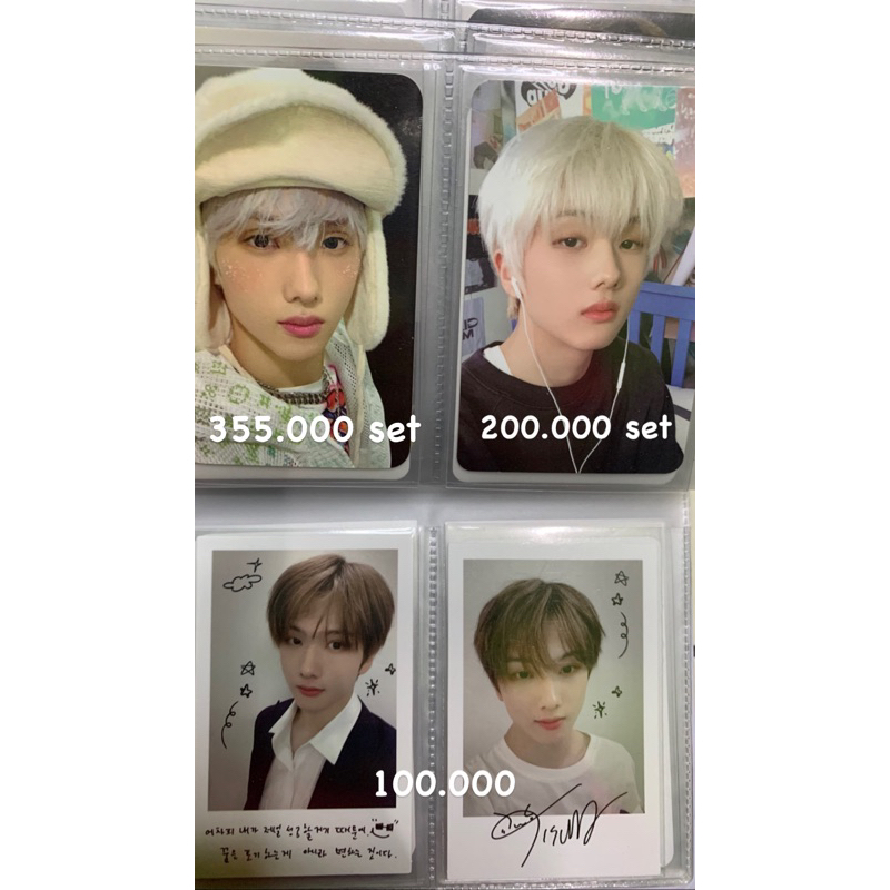 JISUNG PORORO ACRYLIC KEYRING ICE VER JISUNG EARPHONE POSTCARDBOOK POLAROID DREAM VIBE