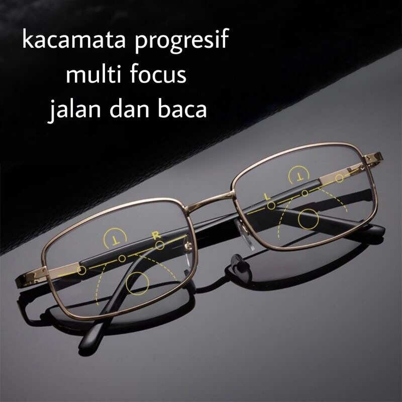 Kacamata Plus Progresif | Kacamata Jauh Dekat | Kacamata Baca Multifocal