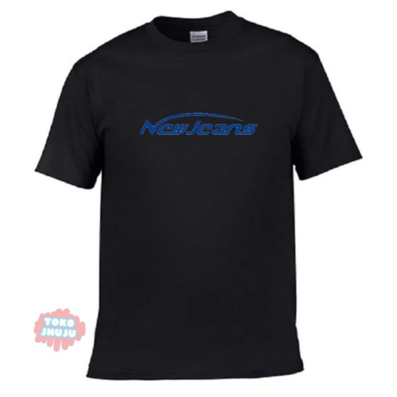 Kaos Newjeans Sablon Biru