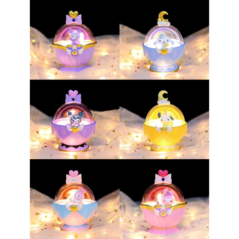 Lampu sanrio bulat LB043 dekorasi kuromi cinamoroll melody