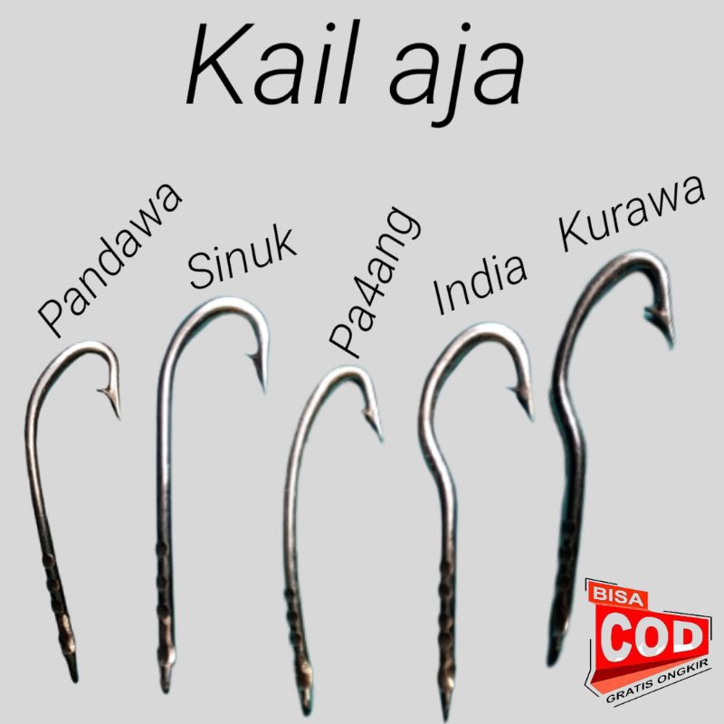 mata kail alat pancing pancingan belut alat untung menangkap belut  bahan  dari baja putih alat panc