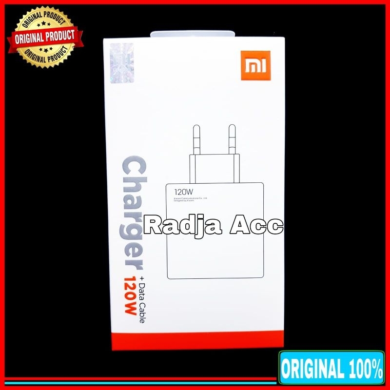 Charger Xiaomi 11T Pro TURBO CHARGE ORIGINAL 100% 120 Watt Type C