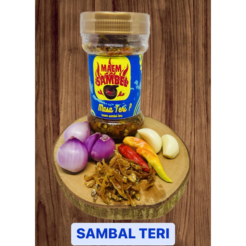 

[Ready Stok] sambel Teri Medan / 140 gram
