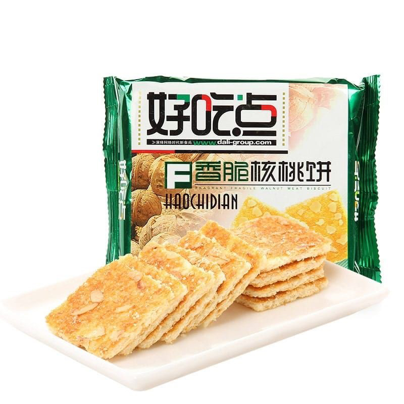 biskuit kacang mede almond walnut hao chi dian biskuit dalifood 好吃点 108克