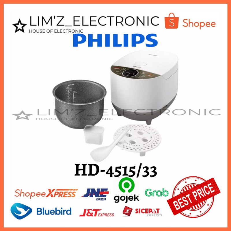 Jual [MEDAN] RICE COOKER DIGITAL HD4515/33 PHILIPS Shopee Indonesia