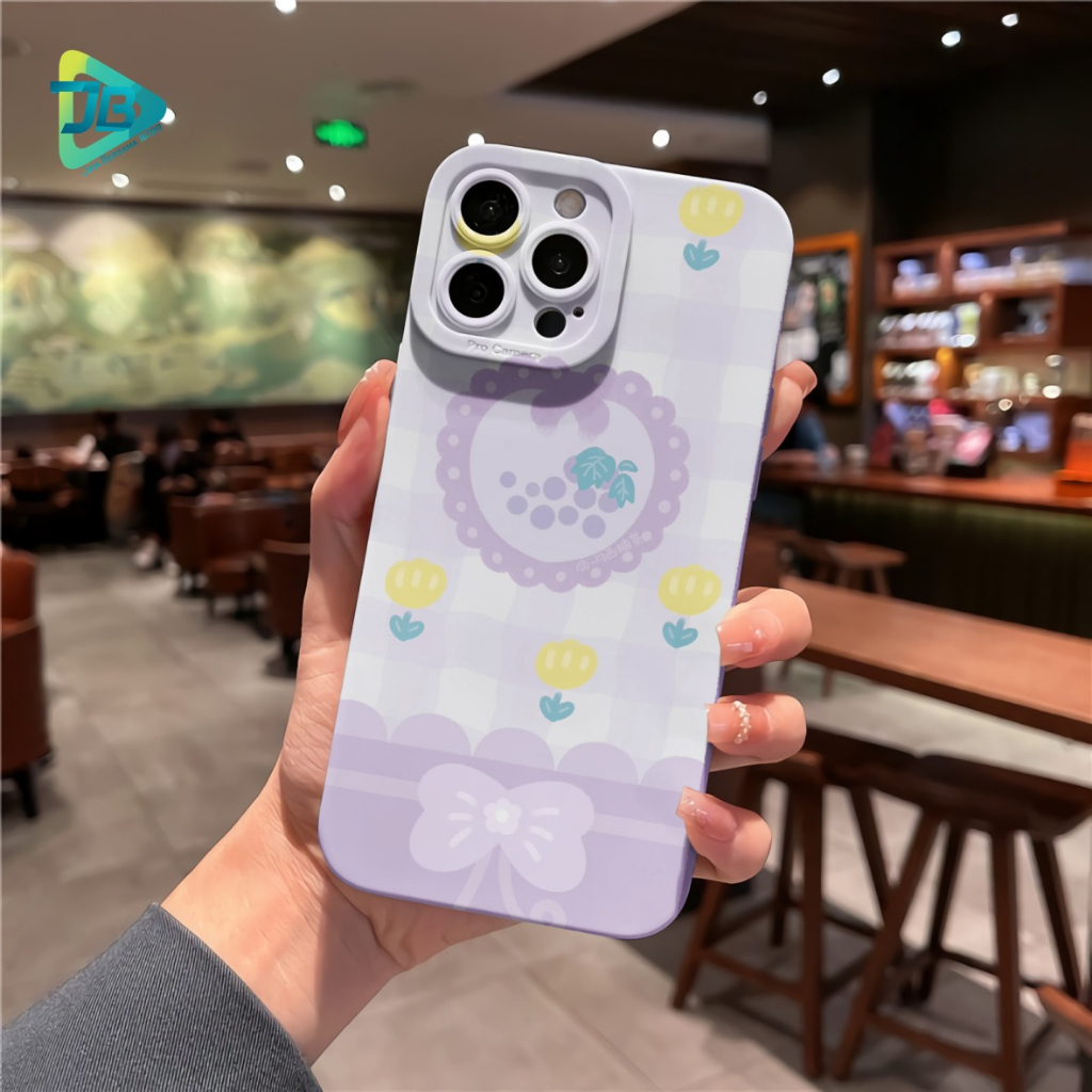 CUSTOM CASE SOFTCASE SILIKON PROCAMERA GRAPE CUSTOM IPHONE 6 6S 7 7+ 8 8+ X XS MAX 11 12 13 14 PRO MAX JB684