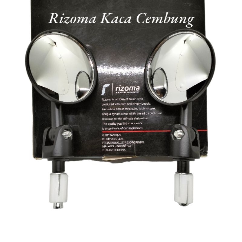 SPION JALU BULAT KACA 1SET UNIVERSAL UNTUK SEMUA MOTOR ORI R RIZOMA