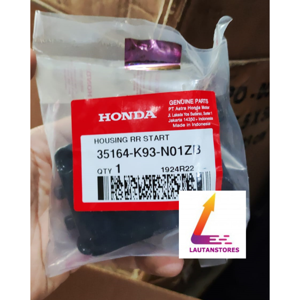 35164-K93-N01ZB Rumah Tutup Kabel Gas 35165-K93-N01ZA Holder Kanan Rumah Saklar Starter Scoopy Fi