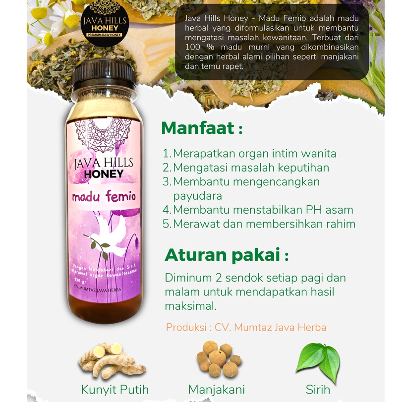 

Madu Femio 350 gr - Madu herbal kewanitaan | by Java Hills