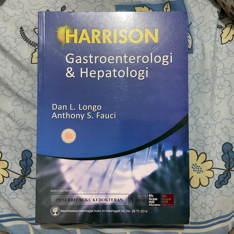 buku original harrison gastroenterologi dan hepatologi preloved