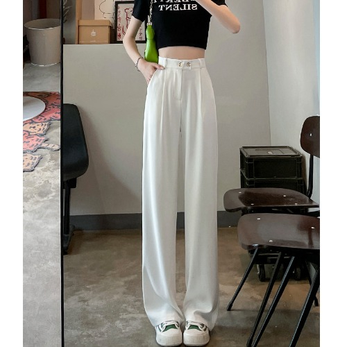 Celana Setelan Korea Wanita Highwaist Loose Celana Panjang Wanita Premium