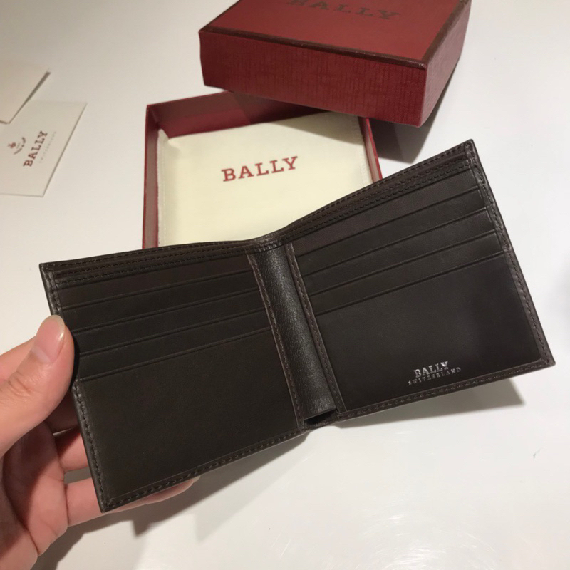 Dompet Bally Cowhide Multicard Fold Original