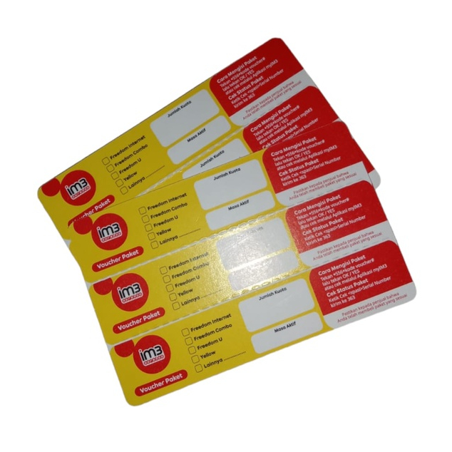 Voucher Indosat Kosongan
