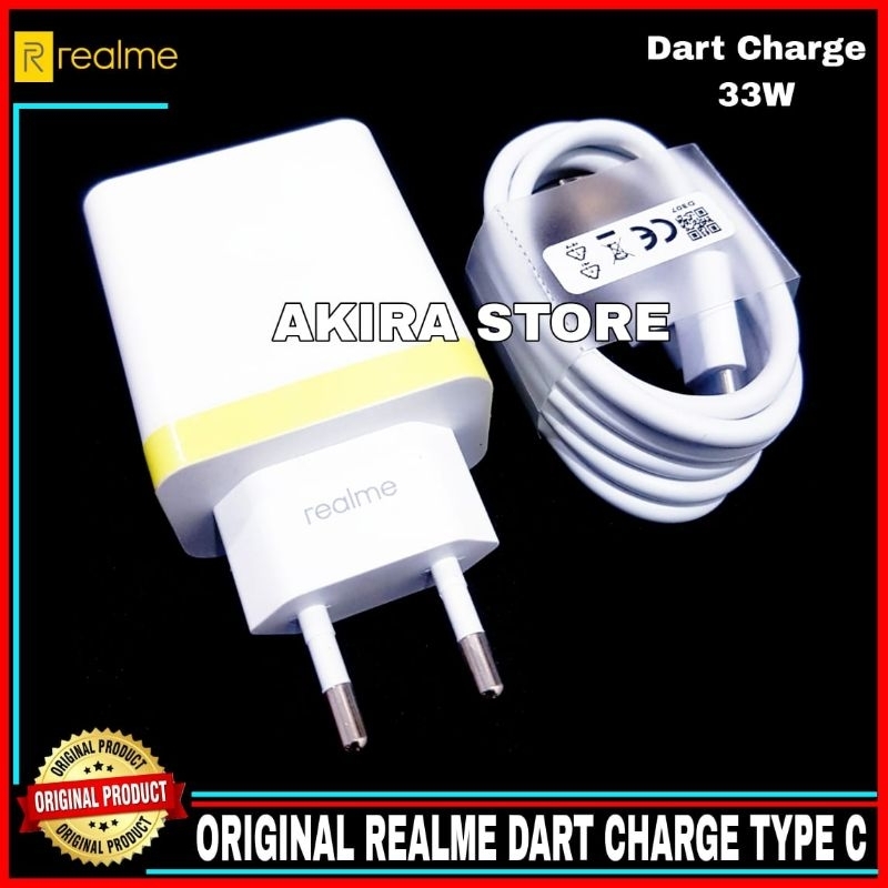 Charger Realme 10 Pro 5G ORIGINAL 100% DART CHARGE 33 Watt Type C