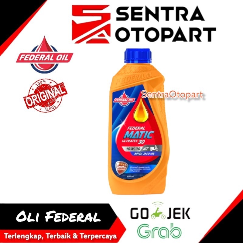 Oli matic matik federal ultratech 10w 30 800 ml