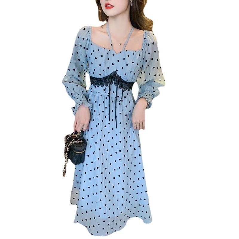 Sabrina Dress Polkadot Skim Waist M325