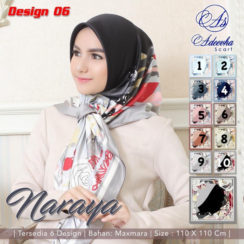 SEGIEMPAT NARAYA MOTIF by Adeevha Scarf