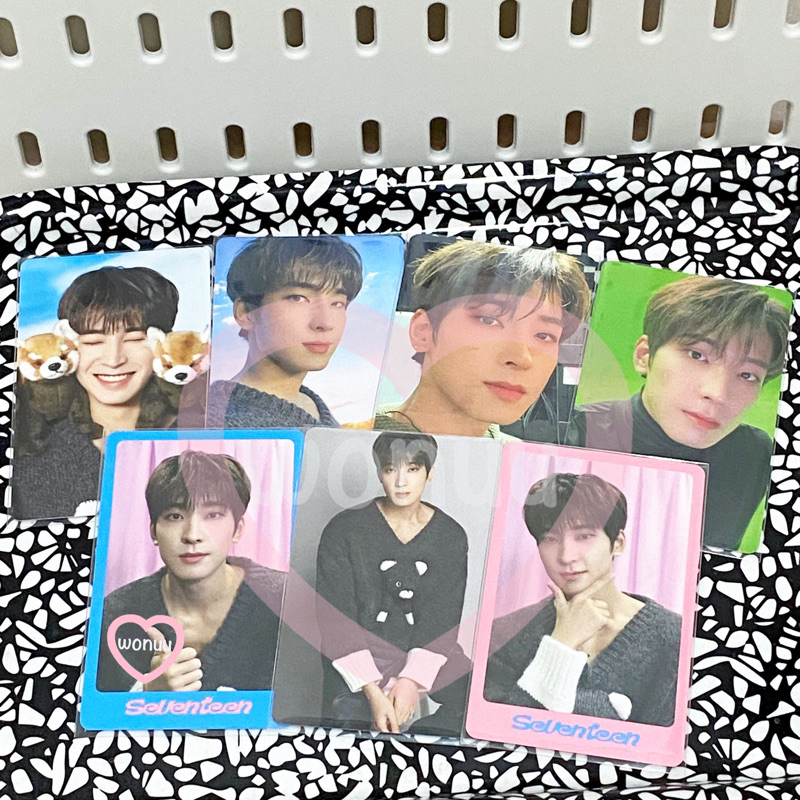Photocard Wonwoo Seventeen Dicon Set