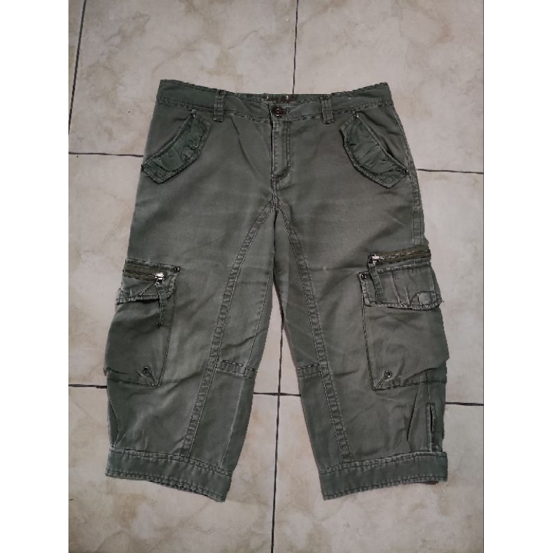 CELANA CARGO PENDEK LITMUS JEANS SECOND BRANDED