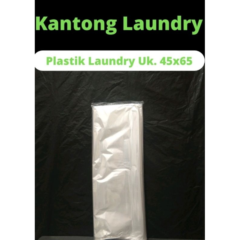 Plastik Loundry kiloan Lembaran 45 x 65 PEMBUNGKUS BARANG DLL TOP
