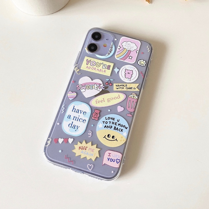 Love Moon printing anticrack case iphone 14 6 6s 6 plus 7 8 SE 2020 2022 plus x xr xs max 11 pro max 12 mini pro max 13