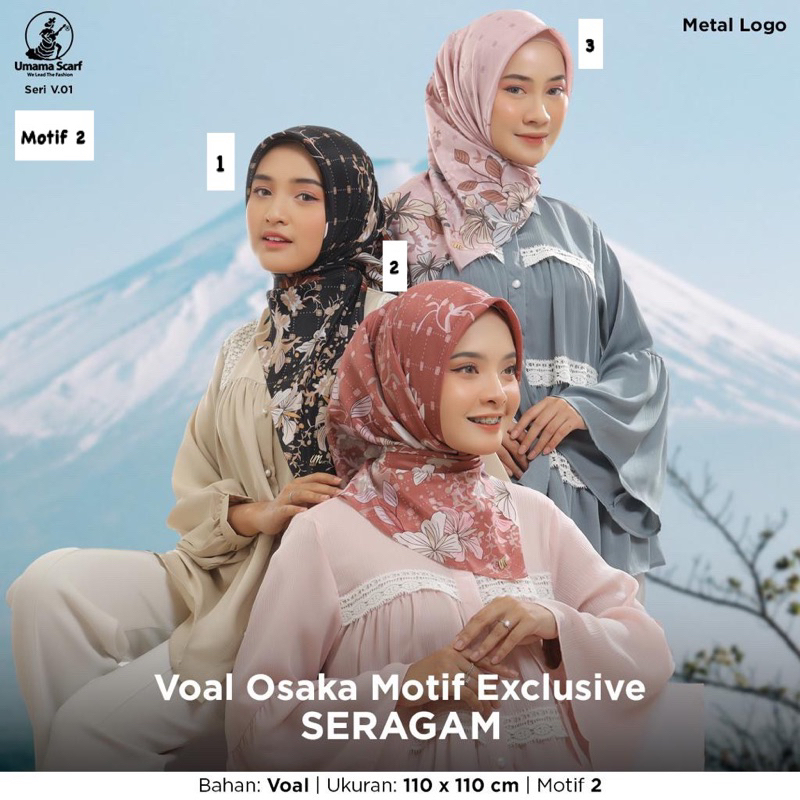 SEGIEMPAT VOAL OSAKA MOTIF LC EXCLUSIVE SERI V.01