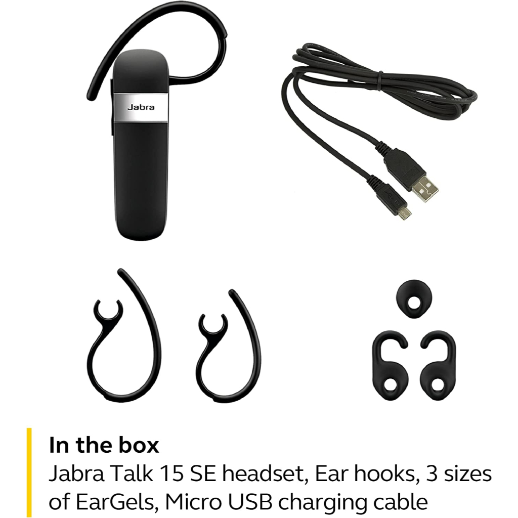 Jabra Jabra Talk 15 SE Mono Bluetooth Headphones Headset Talk15