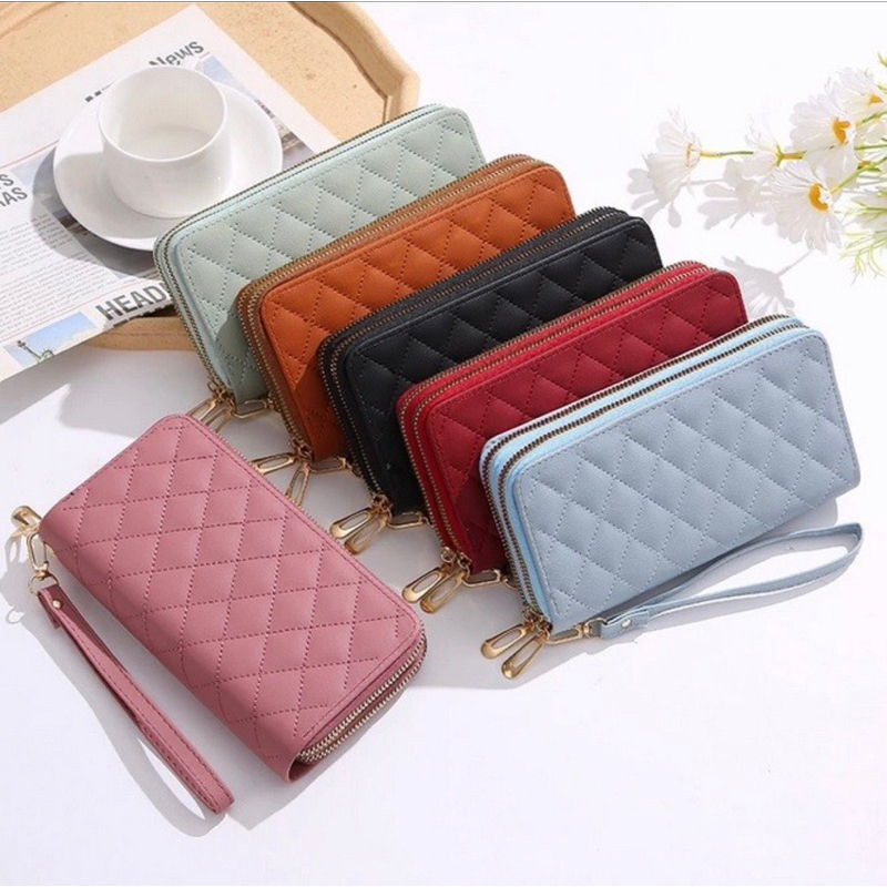 DOMPET WANITA IMPORT / DOMPET GC BRANDED PREMIUM MODEL PANJANG