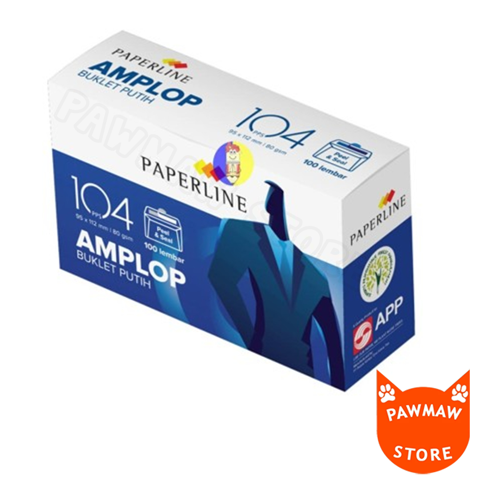 

Amplop Putih Paperline 104 PPS Uk. 95 x 152 mm ( PACK )