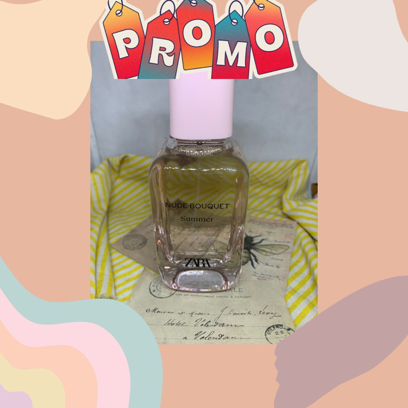 Parfum Zara Nude bouquet Summer original 100% free paperbag