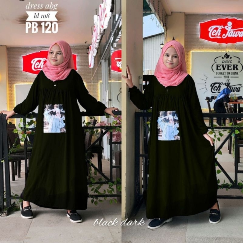 Daster Anak Kekinian Rayon Premium Kancing Depan Umur 10 - 15 Tahun Dress Terbaru