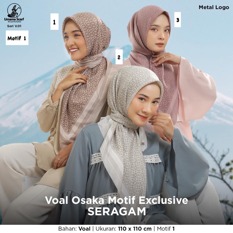 SEGIEMPAT VOAL OSAKA MOTIF LC EXCLUSIVE SERI V.01