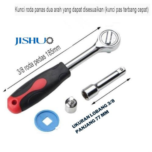 KUNCI SOCKET SET RATCHET WRENCH JS-1039K