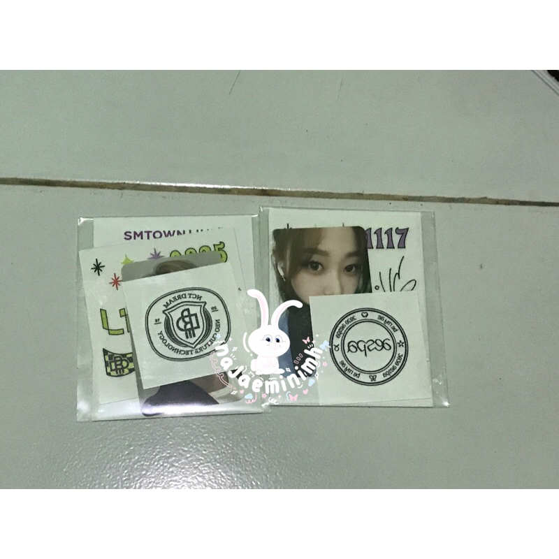MD MERCHANDISE SMTOWN SMCU AR TATTOO GISELLE AESPA JAEMIN NCT DREAM SEALED
