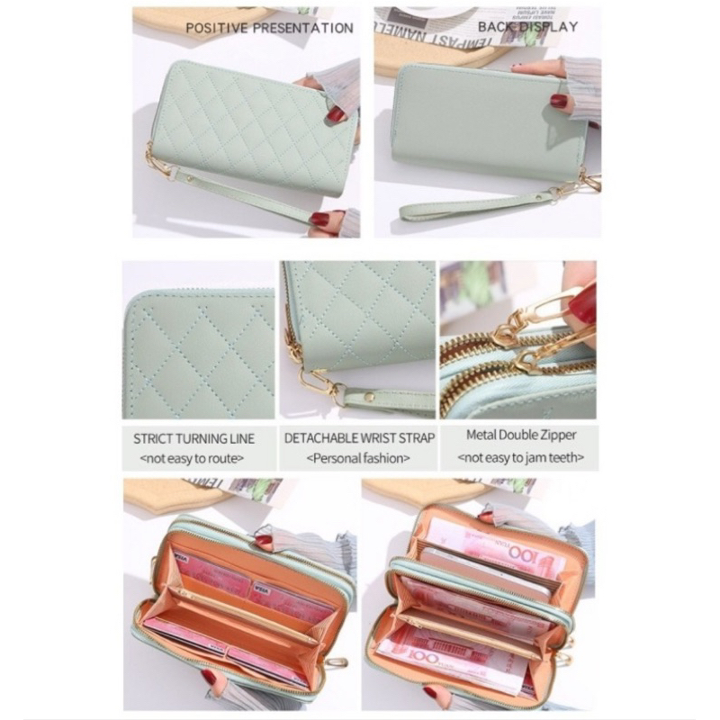 DOMPET WANITA IMPORT / DOMPET GC BRANDED PREMIUM MODEL PANJANG