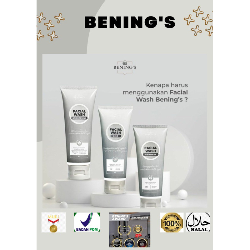 FACIAL WASH BENINGS SKINCARE DR. OKY PRATAMA