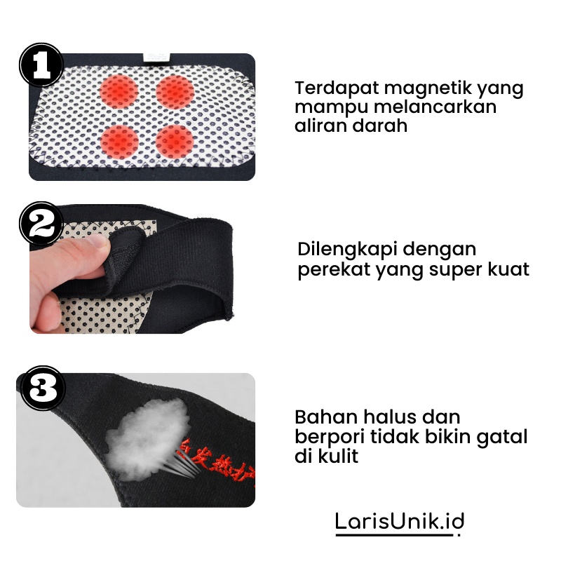 Terapi Leher Elektrik Neck Magnetic Tcare Tourmaline Alat Terapi Perawatan Tubuh Alkes