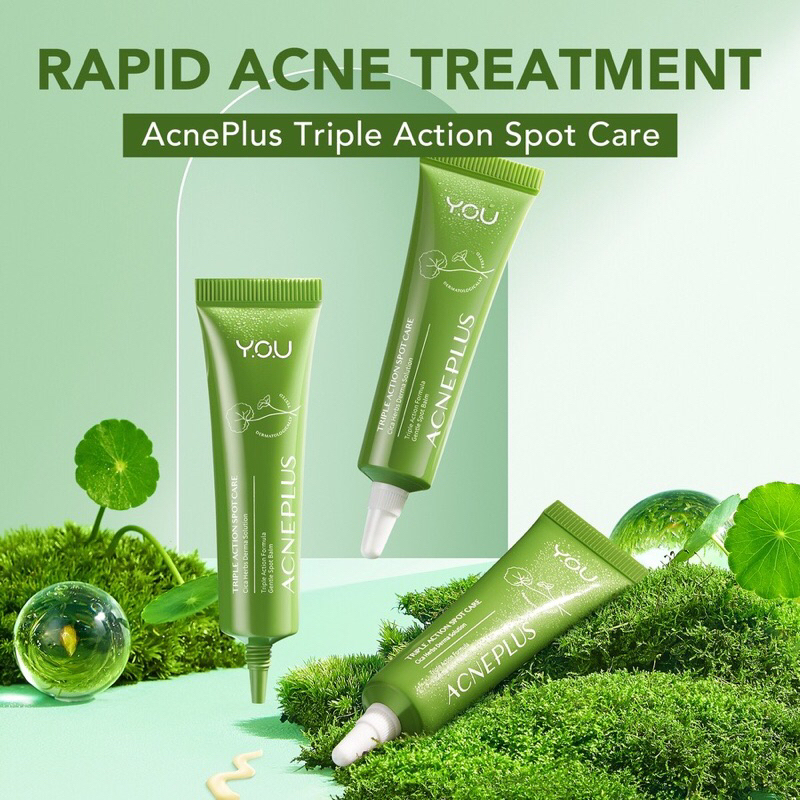 (BISA COD) YOU ACNE PLUS CICA HERBS DERMA SOLUTION