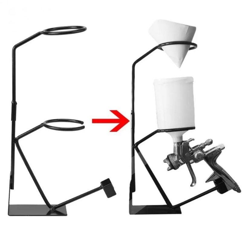 Braket pistol semprot cet mobil alat pendukung corong alat penyimpanan rak kabinet rak penyimpanan b