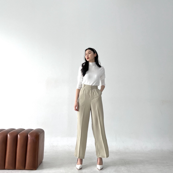 Amber Pants PART 1 / Celana Wanita Korea / Celana Panjang Kulot / Casual Pants