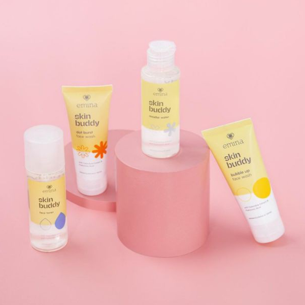 EMINA SKIN BUDDY SERIES |TONER| MICELLAR WATER | BUBLE UP| DOT BURST FACE WASH